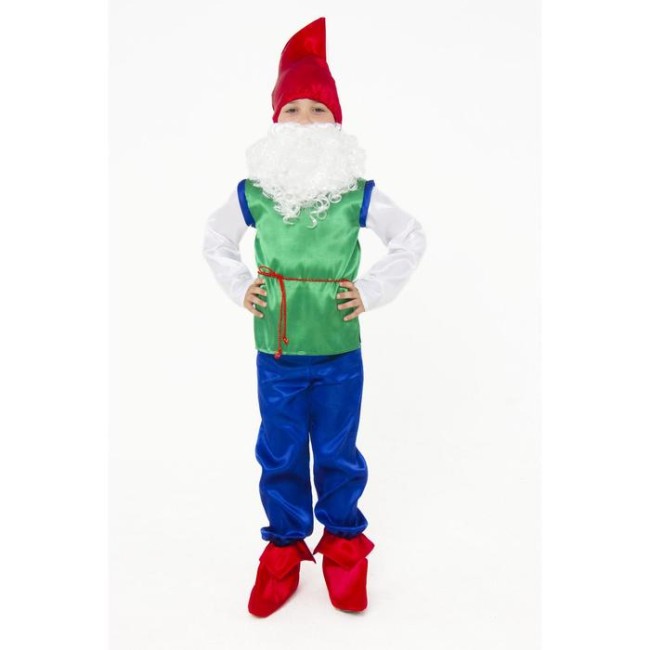 Карнавальный костюм «Гном», текстиль, размер 28, рост 110 см