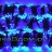 Гирлянда-занавес(2,0х10,0),1400 синих светодиодов WR ШК280L-BL-BK/14