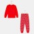 Пижама детская, цвет красный, рост 140 см