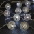Гирлянда «Нить» 4 м с насадками «Шарик сетка», IP20, прозрачная нить, 20 LED, свечение белое, 8 режимов, 220 В