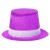 Карнавальная шляпка «Цилиндр», на резинке, цвета МИКС