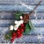 Декор "Зимнее очарование" шишка ягоды красные белые хвоя, 25 см