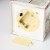 Ночник "Фонарь 2" LED от батареек 3хААА белый с золотой патиной 11х11х21,5 см