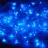 Новогодняя гирлянда-LED 9м, 140 синих светодиодов WR 140L-BL