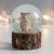 Сувенир полистоун водяной шар "Сова с совёнком" 7х6,7х8,8 см