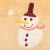 Полотенце махровое LoveLife"Снеговик" 35*75±3 см, цв.желтый, 100% хлопок, 350 г/м2