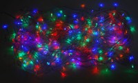 Новогодняя гирлянда-LED 15м, 240 разноцветных светодиодов  240L-RGB-BK