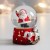 Сувенир полистоун водяной шар "Дед Мороз со звёздочкой" 4,5х4,5х6,5 см