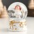 Сувенир полистоун водяной шар "Ангелочек -девочка в короне" серебро МИКС 4,5х4,5х6,2 см