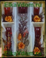 Новогодняя ароматизированная свеча гелевая 10306