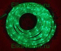 Дюралайт круглый 2м, 80 зелёных диодов AGT-LED723