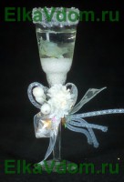 Новогодняя ароматизированная свеча гелевая 10314