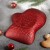 Блюдо сервировочное «Рукавица Санты», 23 см, цвет красный