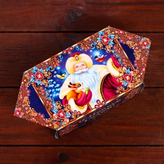 Подарочная коробка "Дорогобогато", конфета малая 9 х 5,8 х 12,8 см