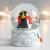 Сувенир полистоун водяной шар "Пингвинчик в шарфике и наушниках" 7х6,7х8,8 см