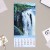 Календарь перекидной на ригеле "Водопады. Мудрецы и философы" 2024 год, 16,5х34 см