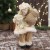 Дед Мороз "В бело-золотистом костюме блеск, с подарками" 15х30 см