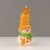 Свеча декоративная "Сказочный снеговик", 6,2х5х13,2 см, металлик