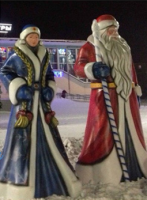 Дед Мороз и Снегурочка 2,0 м.