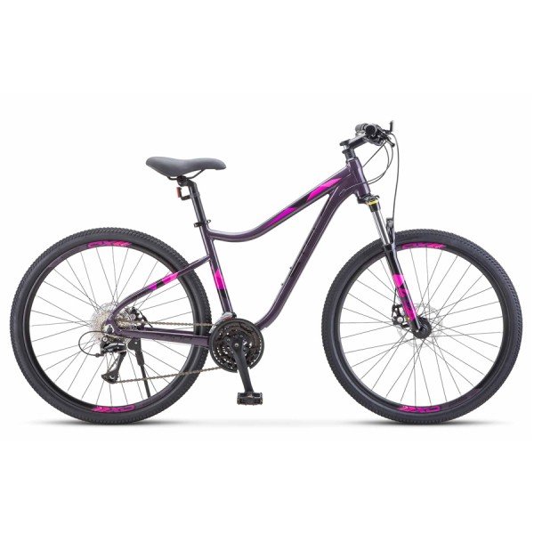 Велосипед 27,5" Stels Miss-7700 MD V010 Темно-пурпурный 15,5"