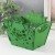 Корзинка-шкатулка "Мордочка дракона" зеленый 18х12х14,5 см (набор 5 деталей)