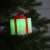 Светодиодная фигура «Подарок белый» 8 см, пластик, батарейки AG13х3, свечение мульти (RGB)