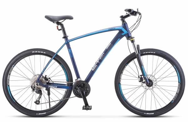 Велосипед 27,5" Stels Navigator 760 MD V010 Тёмно-синий 16"