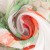 Тюль с подхватом и ламбрекеном "Christmas red flowers" 250х200см, 100% п/э, вуаль