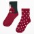 Набор новогодних женских носков KAFTAN "Дама" р. 36-39 (23-25 см), 2 пары