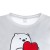 Комплект домашний женский «Мишка» (футболка/брюки), цвет белый/красный, размер 46