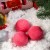 Новогодний набор бомбочек для ванны «Красная конфета», красный, 3 шт по 100 гр.