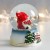 Сувенир полистоун водяной шар "Дед Мороз - гармонист" 7х6,7х8,8 см