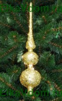 Новогоднее украшение-наконечник(35см) JB-20112315G