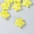 Бусина пластик для творчества "Звезда. Колотый лёд" прозрачно-жёлтая 1,3х2,6х2,6 см