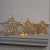 Светодиодная фигура «Звёзды золотистые» 20, 25, 30 см, металл, 220 В, свечение тёплое белое