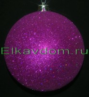 новогодний  шар фиолетовый Н64288/f