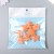 Бусина пластик для творчества "Звезда. Колотый лёд" прозрачно-коралловая 1,3х2,6х2,6 см