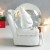 Сувенир полистоун водяной шар музыка "Дед Морозик на кресле" белый 11,5х11,5х14 см