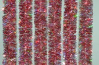 Мишура (7х200см) красный-голография М70609