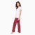 Комплект домашний женский «GOOD MORNING» (футболка/брюки), цвет белый/красный, размер 44