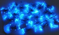 Гирлянда-занавес уличная(3,7х3,6),900 синих светодиодов WR 900L-BL