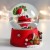 Сувенир полистоун водяной шар "Дед Мороз с ёлкой на плече" 6,5х6,5х8,5 см