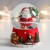 Сувенир полистоун водяной шар "Дед Мороз с ёлкой на плече" 6,5х6,5х8,5 см