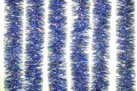 Мишура (7х200см) синий-голографик М70622