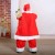 Дед Мороз "Красная шубка, в очках, с фонариком" двигается, с подсветкой, 70 см