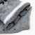 Носки женские махровые, цвет серый/чёрный, размер 23-25