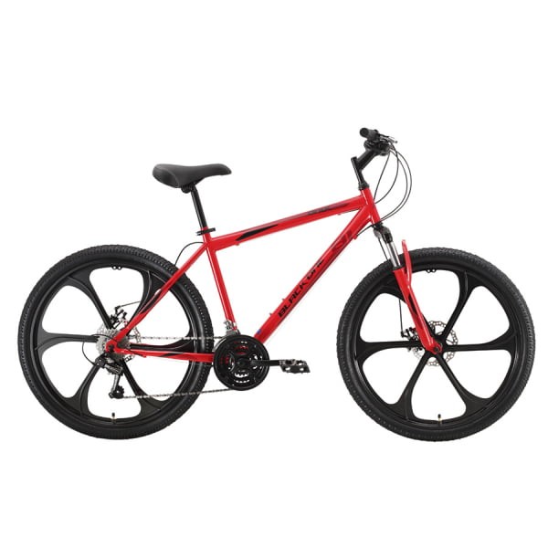 Велосипед Black One Onix 26 D FW красный/черный/красный 2021-2022 18"