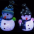 Снеговик украшение SE-1119 10см - Снеговик украшение SE-1119 10см