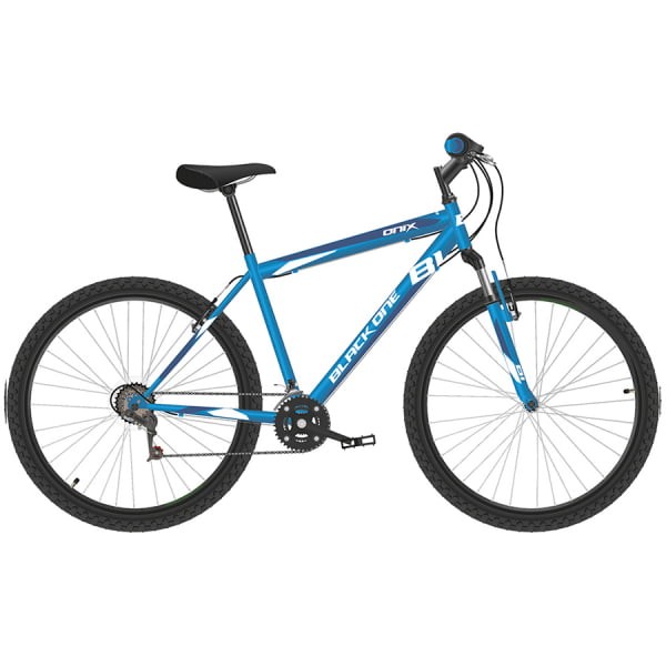 Велосипед Black One Onix 26 синий/белый 2021-2022 18"