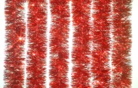 Мишура (10х200см) красный-голография М100609